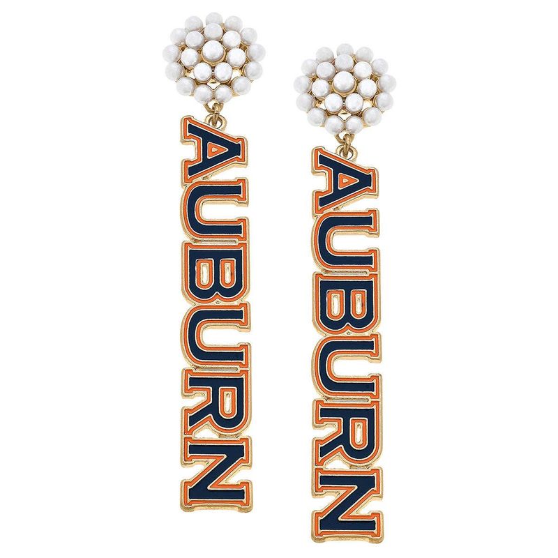 AU Tiger Pearl Cluster Drop Earring
