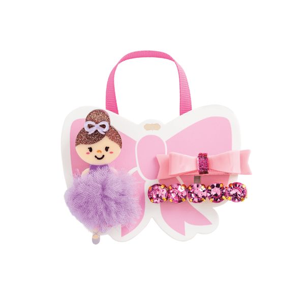 Ballerina Hair Clip, Purple