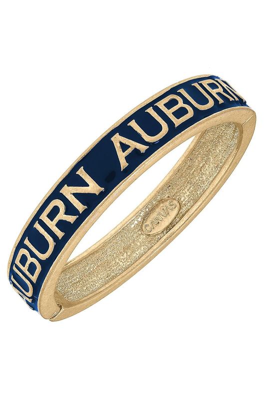 Auburn Enamel Bangle, navy