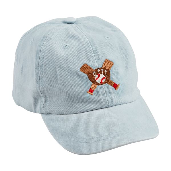 Baseball Emroidered Hat, Blue