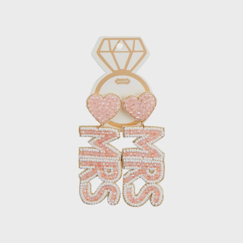 Mrs. Beaded Earrings