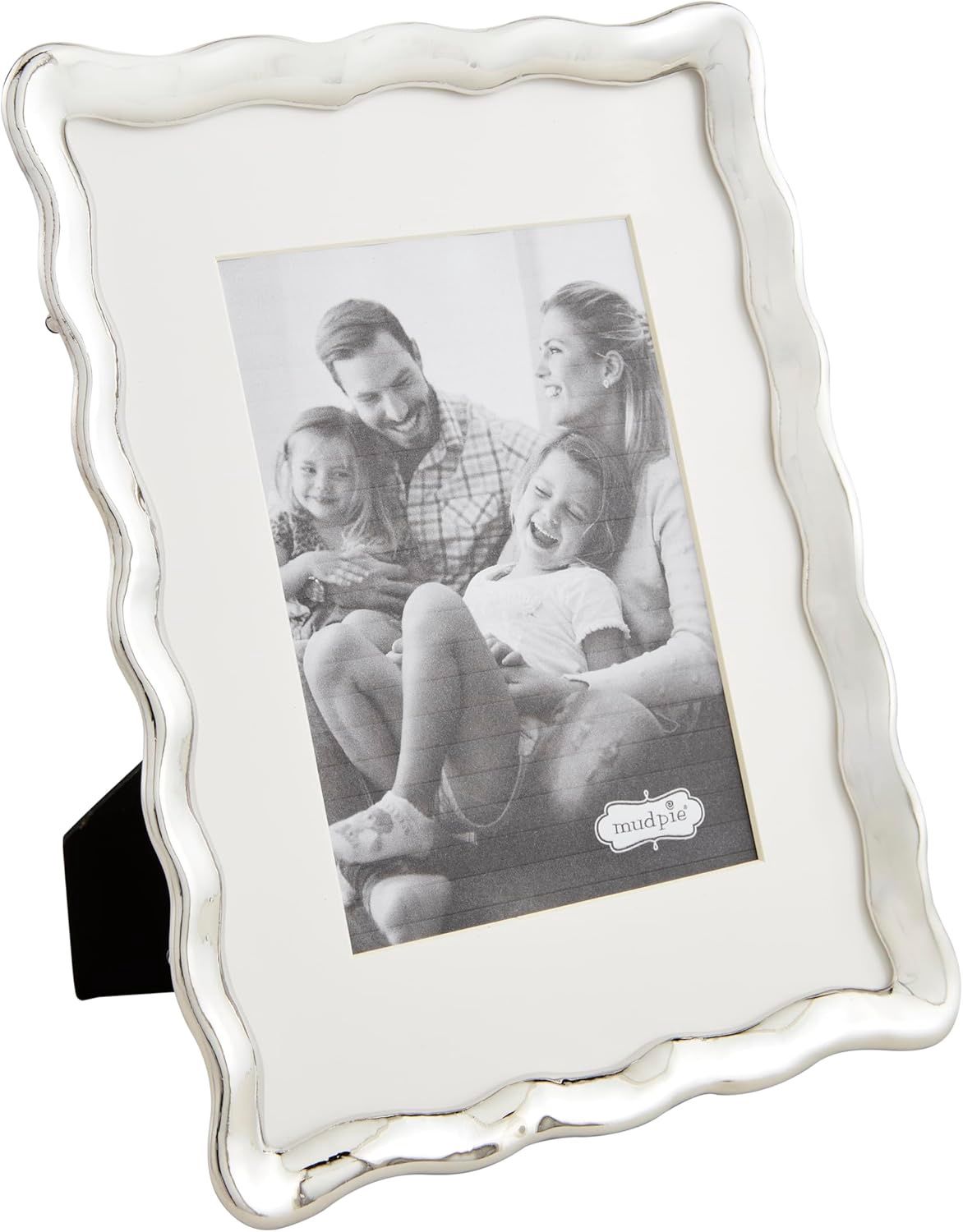 5x7 Wavy Silver Metal Frame ::718540229460 | 46900669