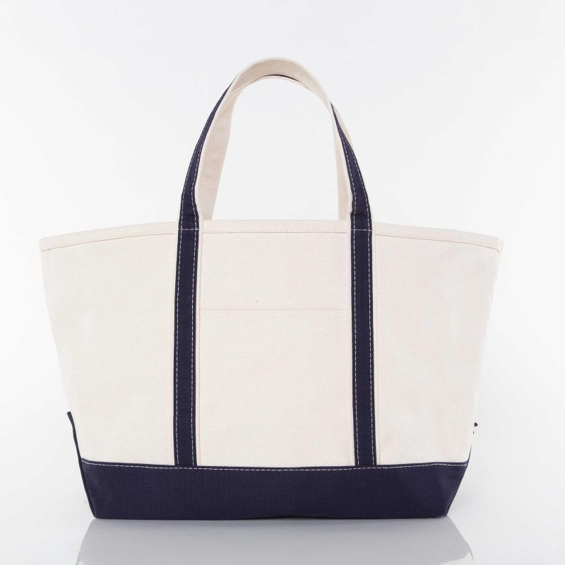 Large Classic Tote, navy / canvas Large Classic Tote, navy / canvas