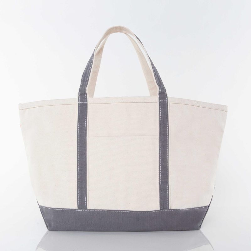 Large Classic Tote, gray / canvas Large Classic Tote, gray / canvas