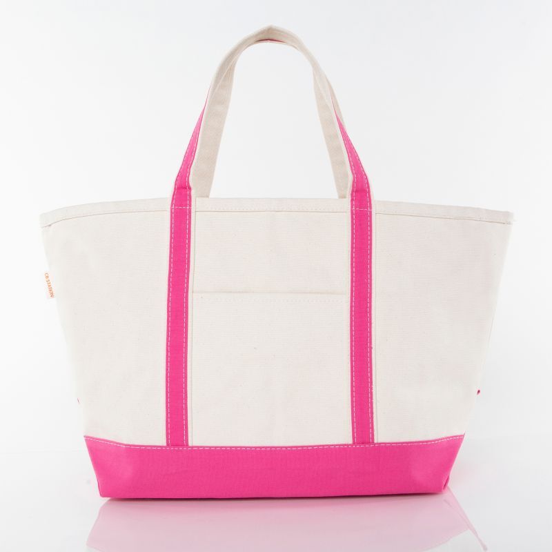 Large Classic Tote, hot pink / canvas