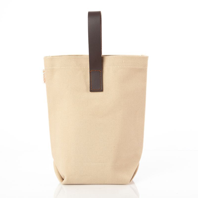 Leather Grip Wine Carrier for 2