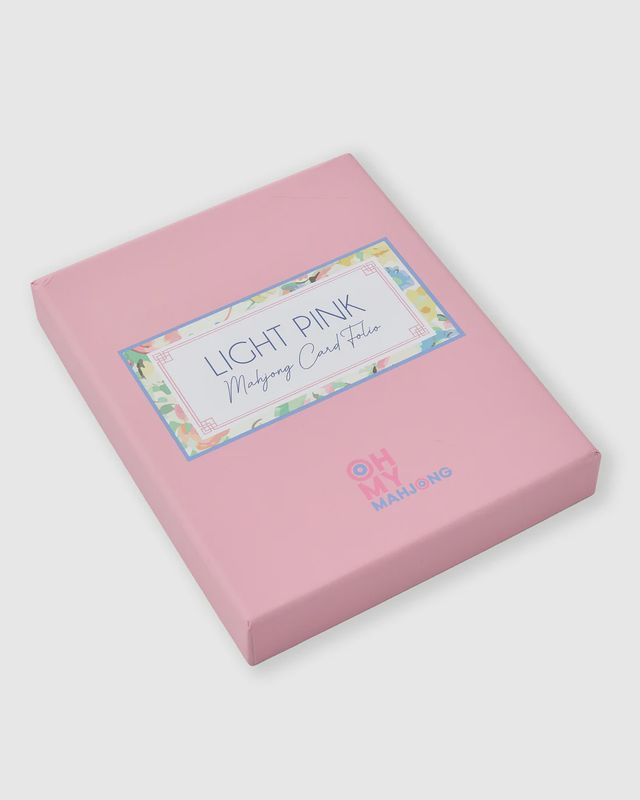 Light Pink Mahjong Card Folio