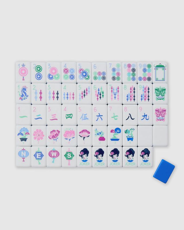Lola Mahjong Tile Set, boxed