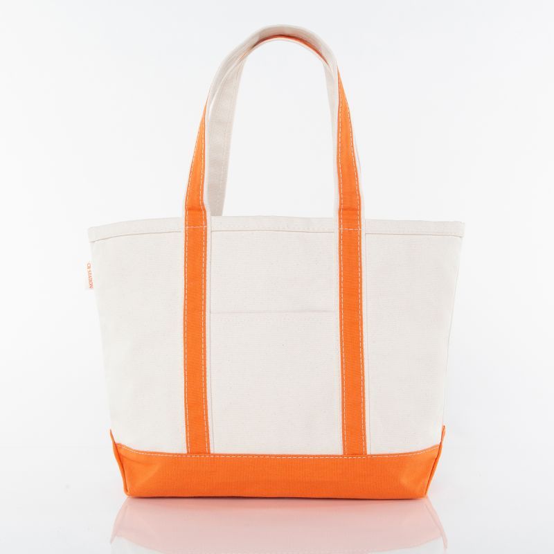 Med. Classic Tote, orange / canvas