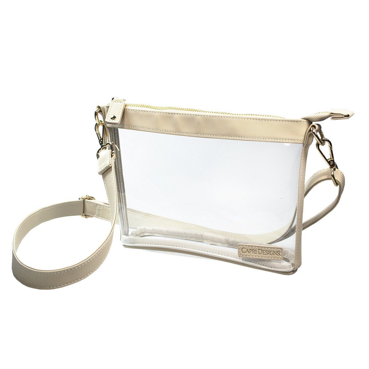 Small Crossbody Clear, tan Small Crossbody Clear, tan