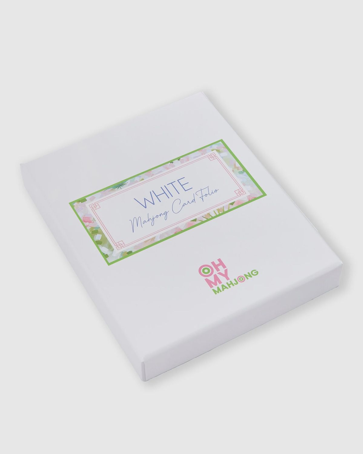 White Mahjong Card Folio