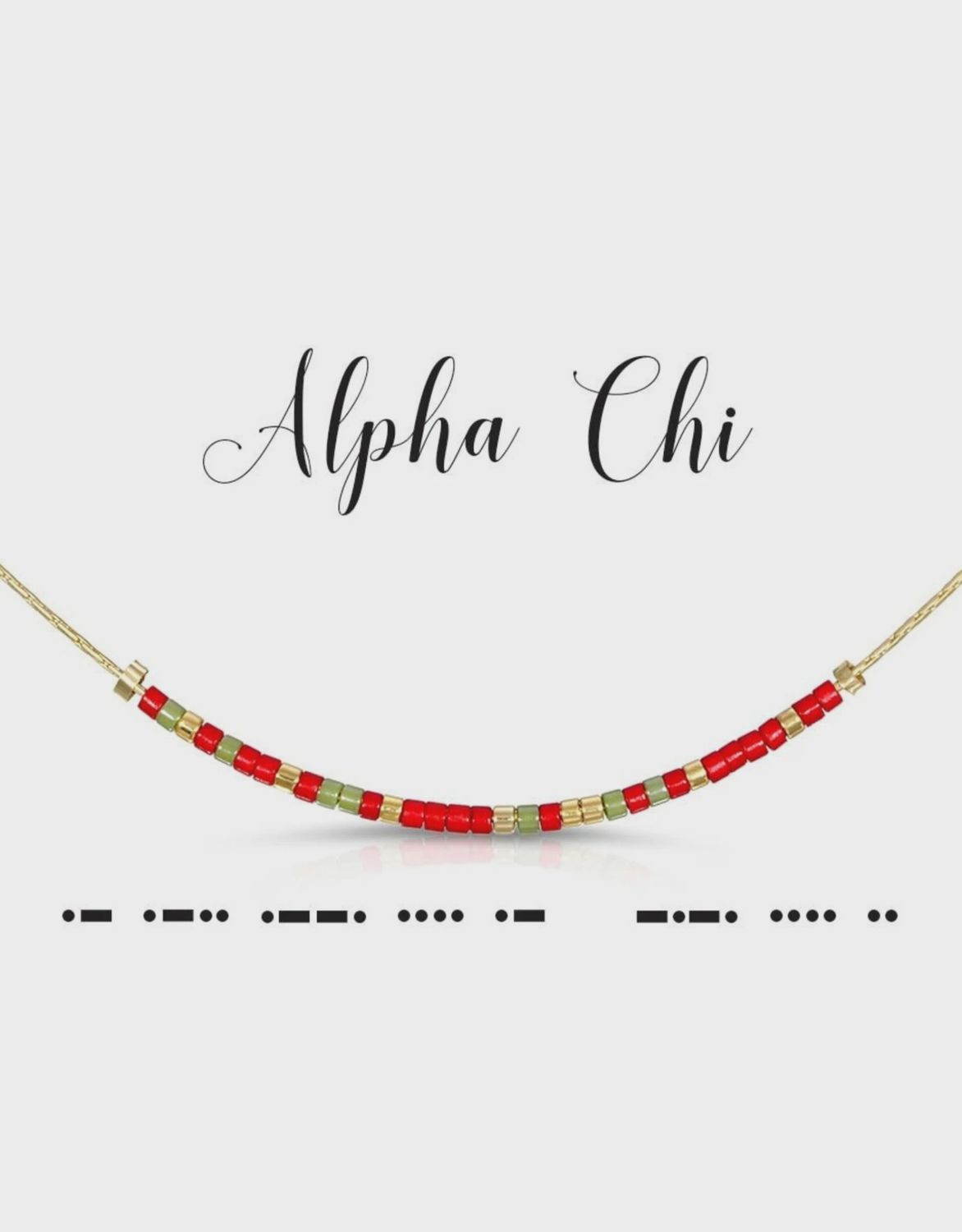 Morse Code Necklace, sorority Morse Code Necklace, sorority