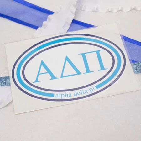 Sorority Bumper Sticker, Type: ADP