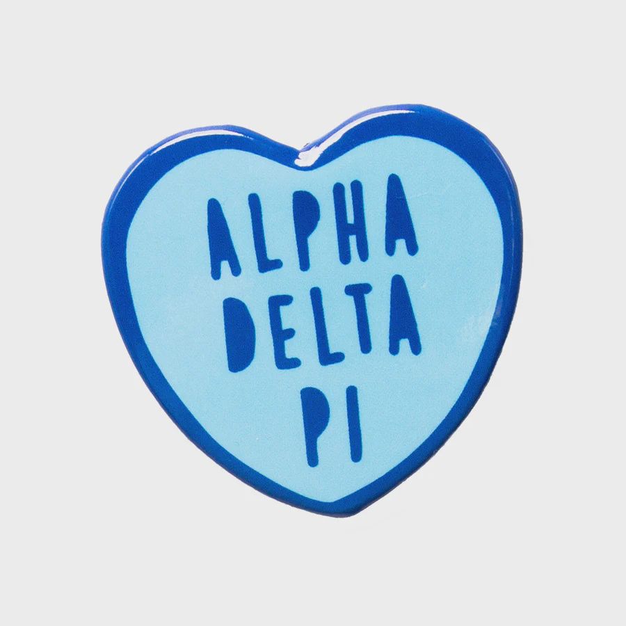 Sorority Heart Button