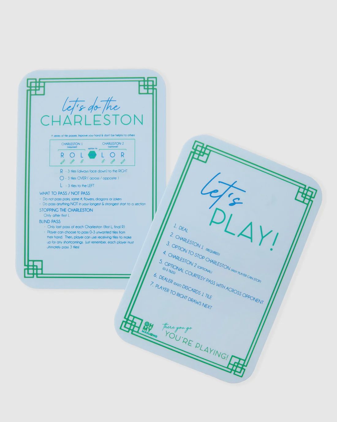 Light Blue Mahjong Shuffler