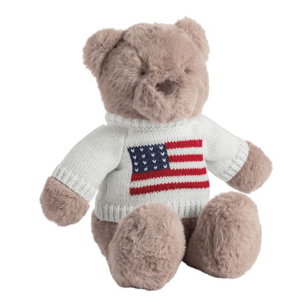 Flag Sweater Bear Plush Flag Sweater Bear Plush