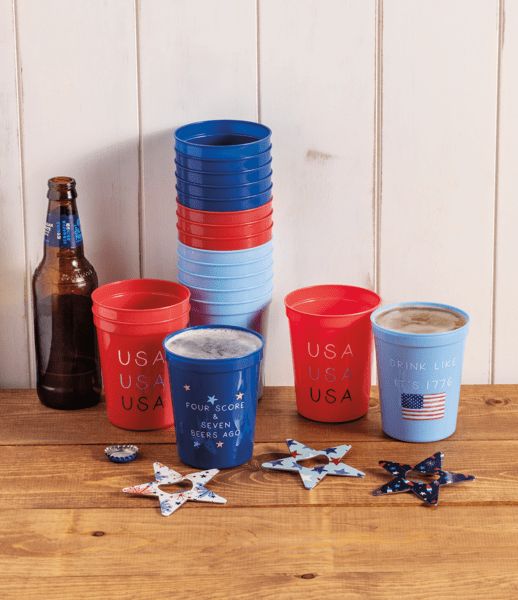 Americana Party Cups
