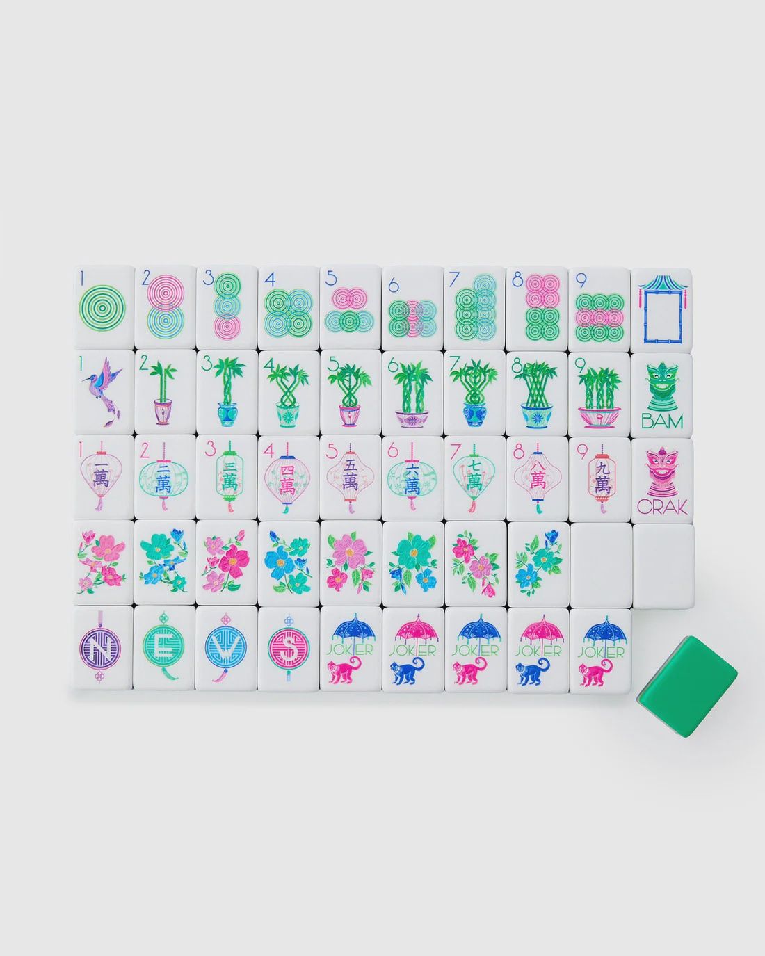Mahjong Tiles, Type: Jasmine