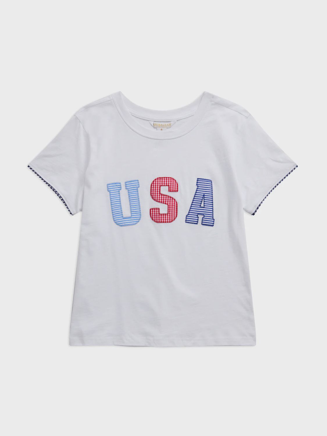 USA Relaxed Tee White, Size: S