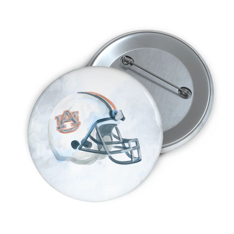 Button, Auburn University Helmet Button, Auburn University Helmet