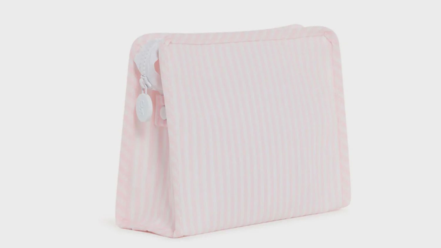 TRVL Roadie Medium Zip Pouch, Colour: Pimlico Pink Stripe