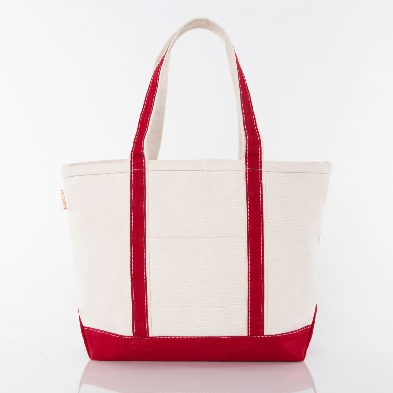 Med Classic Tote, Red, Canvas