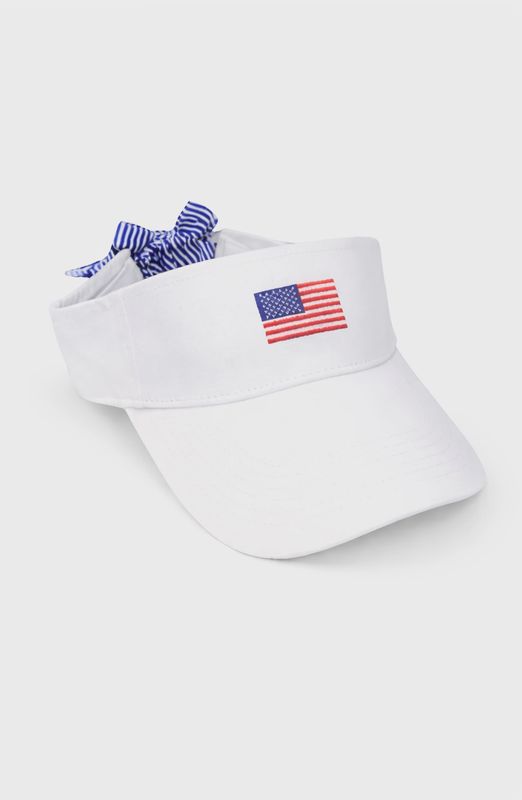 Visor, Bow American Flag 2026 - Adult