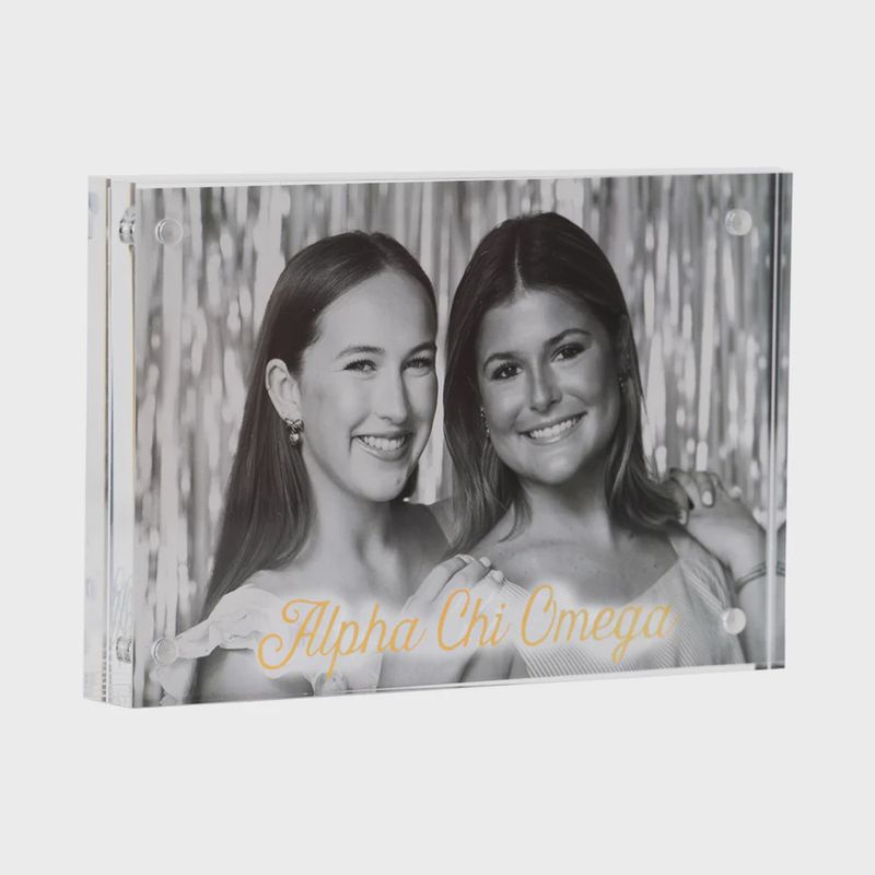 Acrylic Frame 4x6, sorority