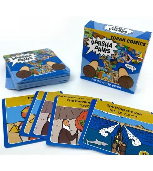 Parsha Pairs 3 in 1 Card Game