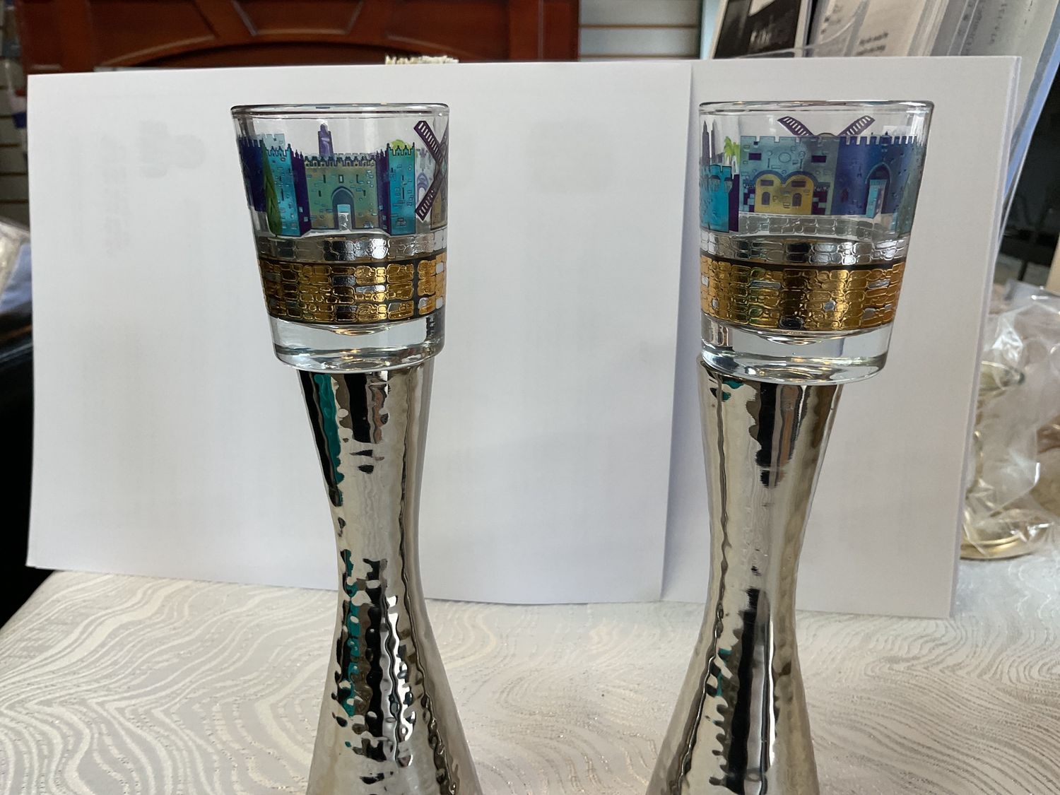 Neronim Glass candle holder