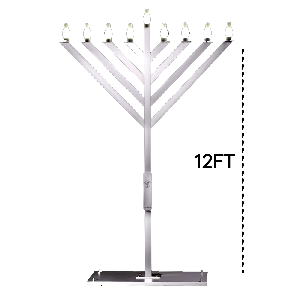 Indoor/Outdoor LED Menorah (12 FT)
