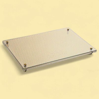 Challah Board - Laser Cut Clear &amp; Gold