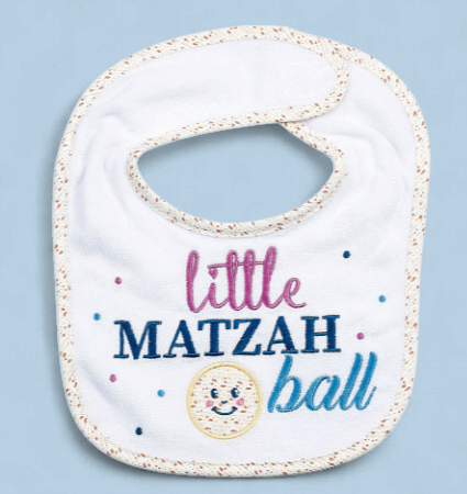 Little Matzah Ball Bib