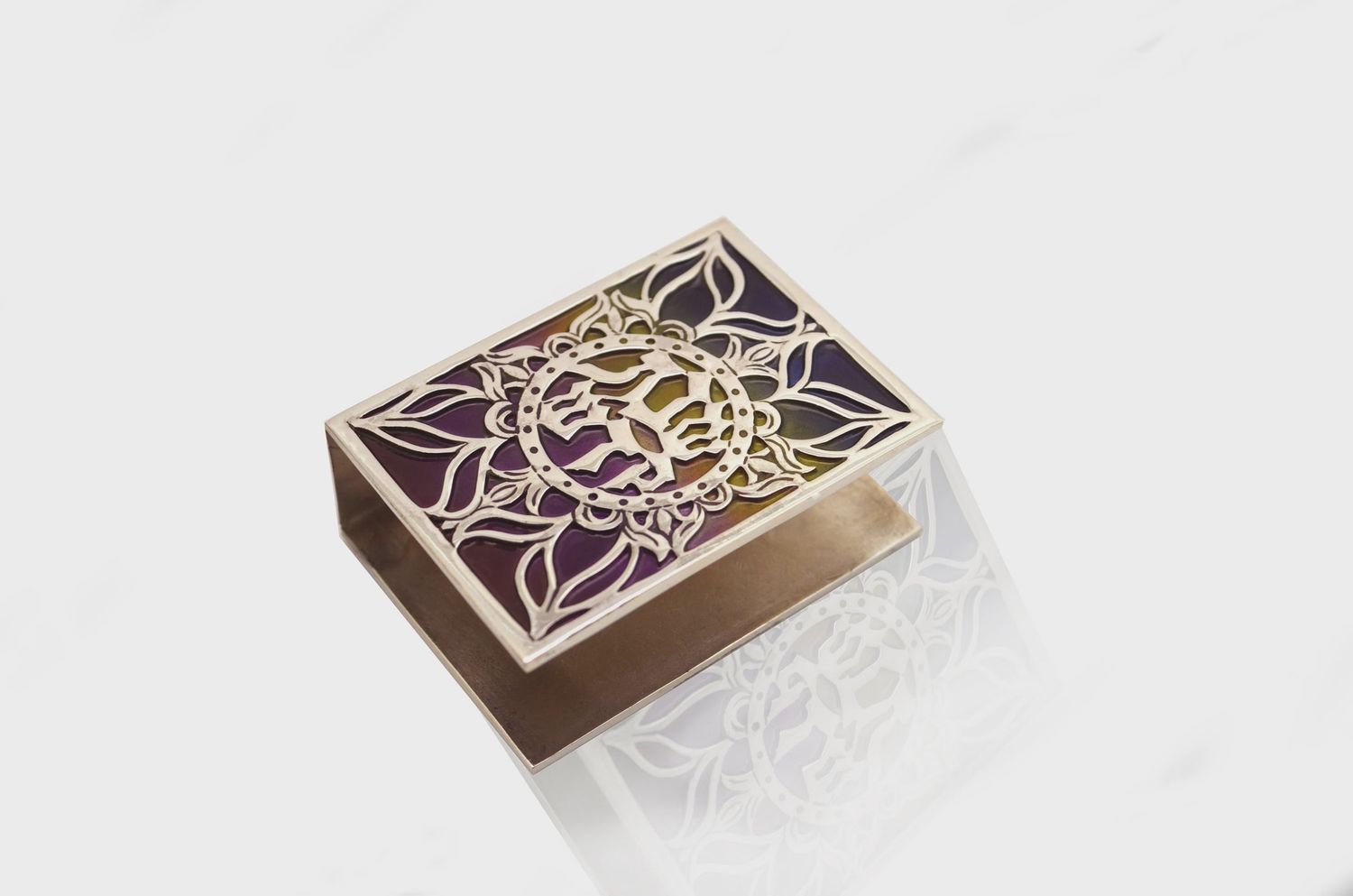 Havdalah Match box - Silver &amp; Gold