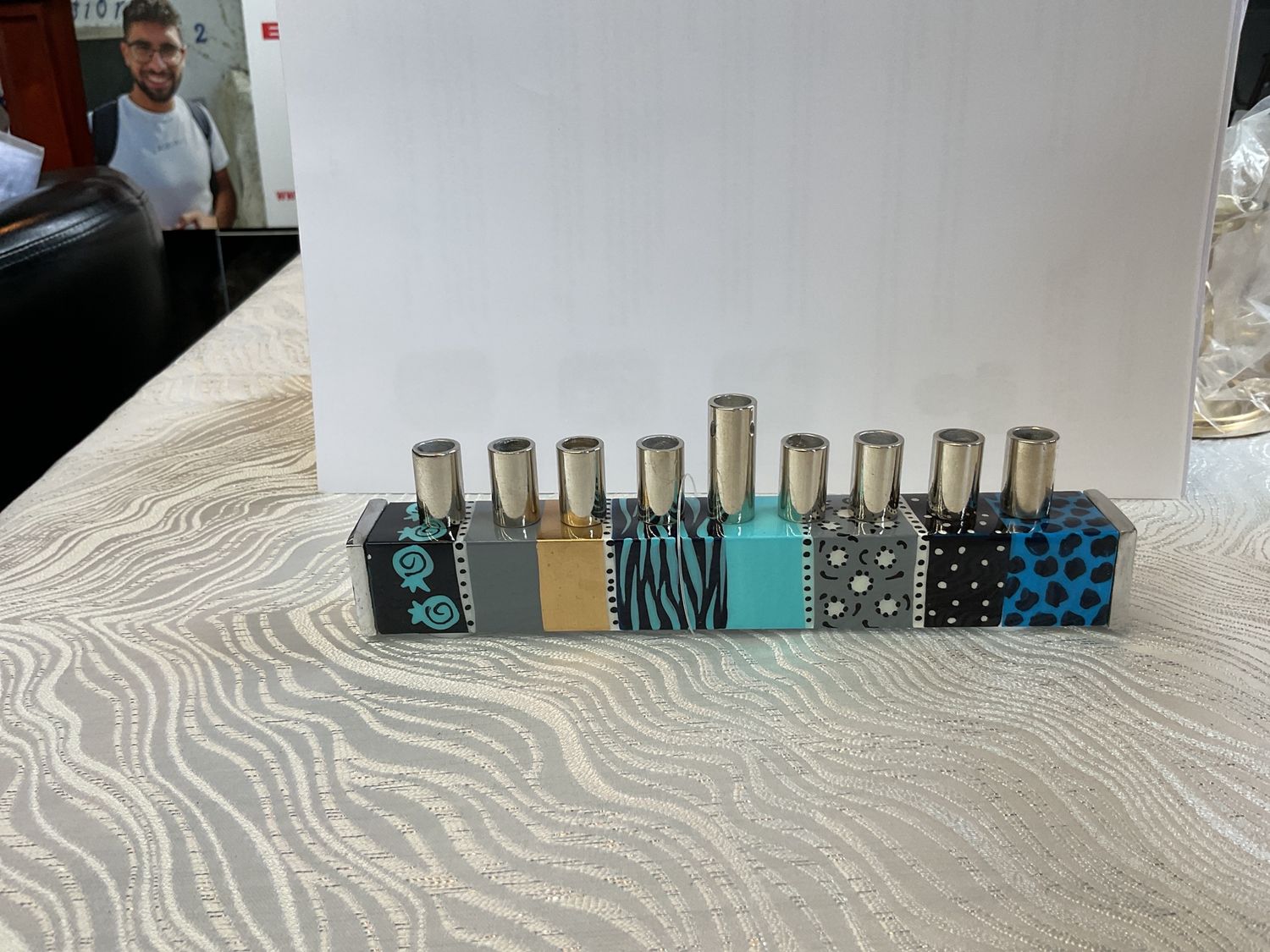 Menorah by Hadarya Train Blues