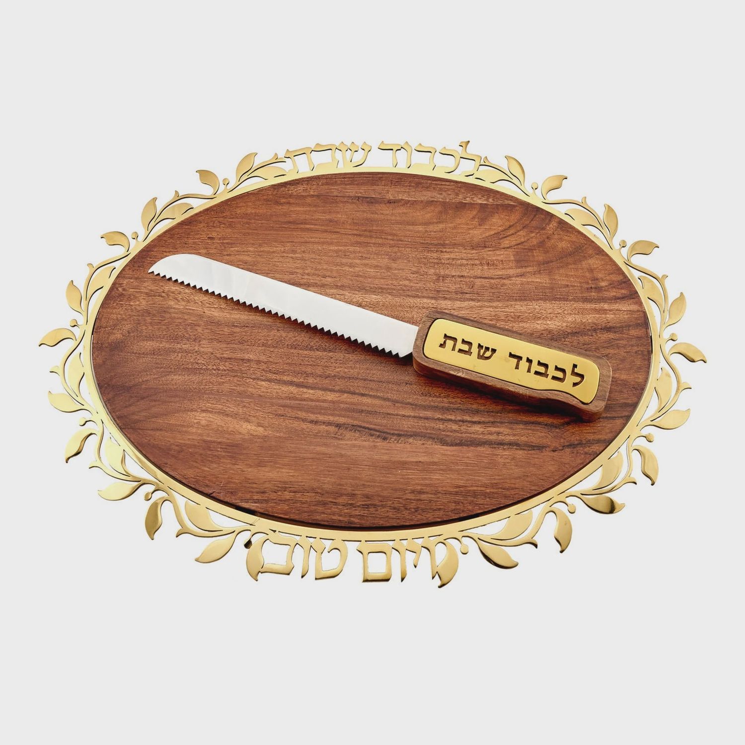 Judaica Reserve Wood/Gold Chal