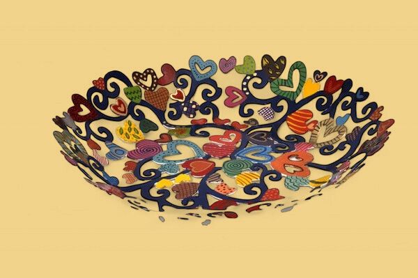 Emanuel Large Laser Cut Bowl