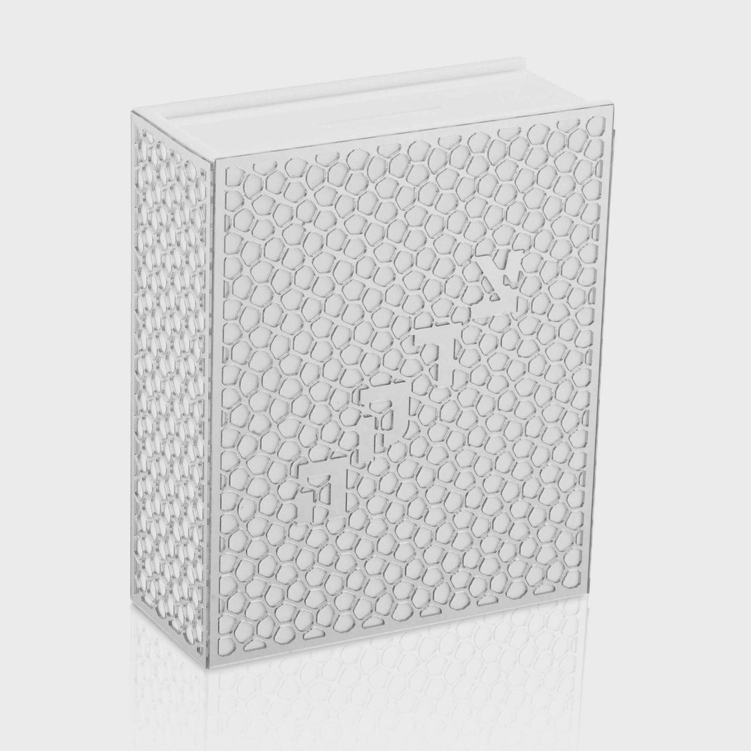 Tzedakah Box - Laser Cut Silver