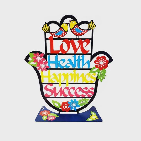 Hamsa-metal on a stand