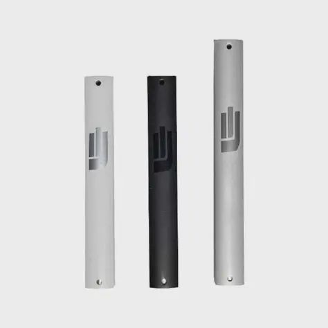 Assorted Metal Mezuzah Cases 10cm by Agayoff