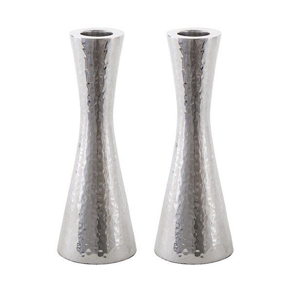 Hammered Silver  Candlesticks by Emanuel 7"