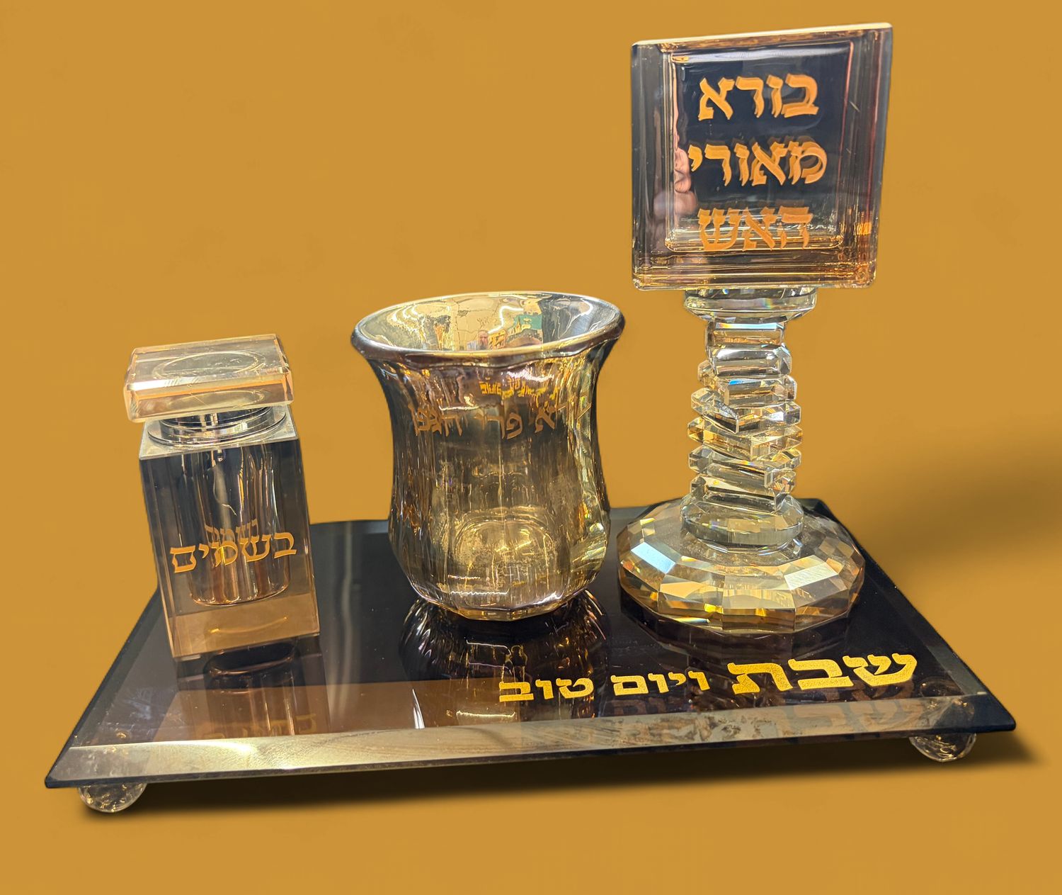 Crystal  Havdalah Set