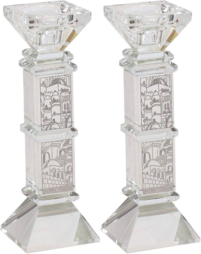 Candlesticks Jerusalem Crystal