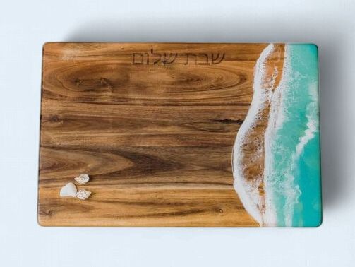 Beautiful Wood Challah Board by Lynn &amp; Lianna