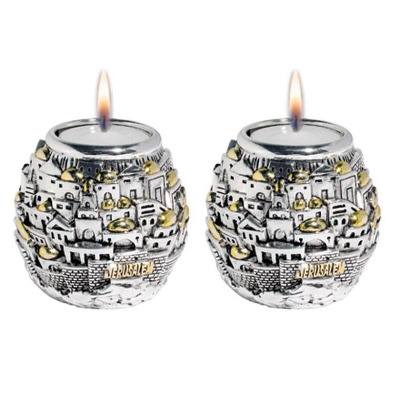 Jerusalem Ball Candlesticks