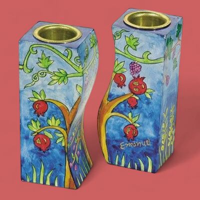 Emanuel Decorated Candlesticks