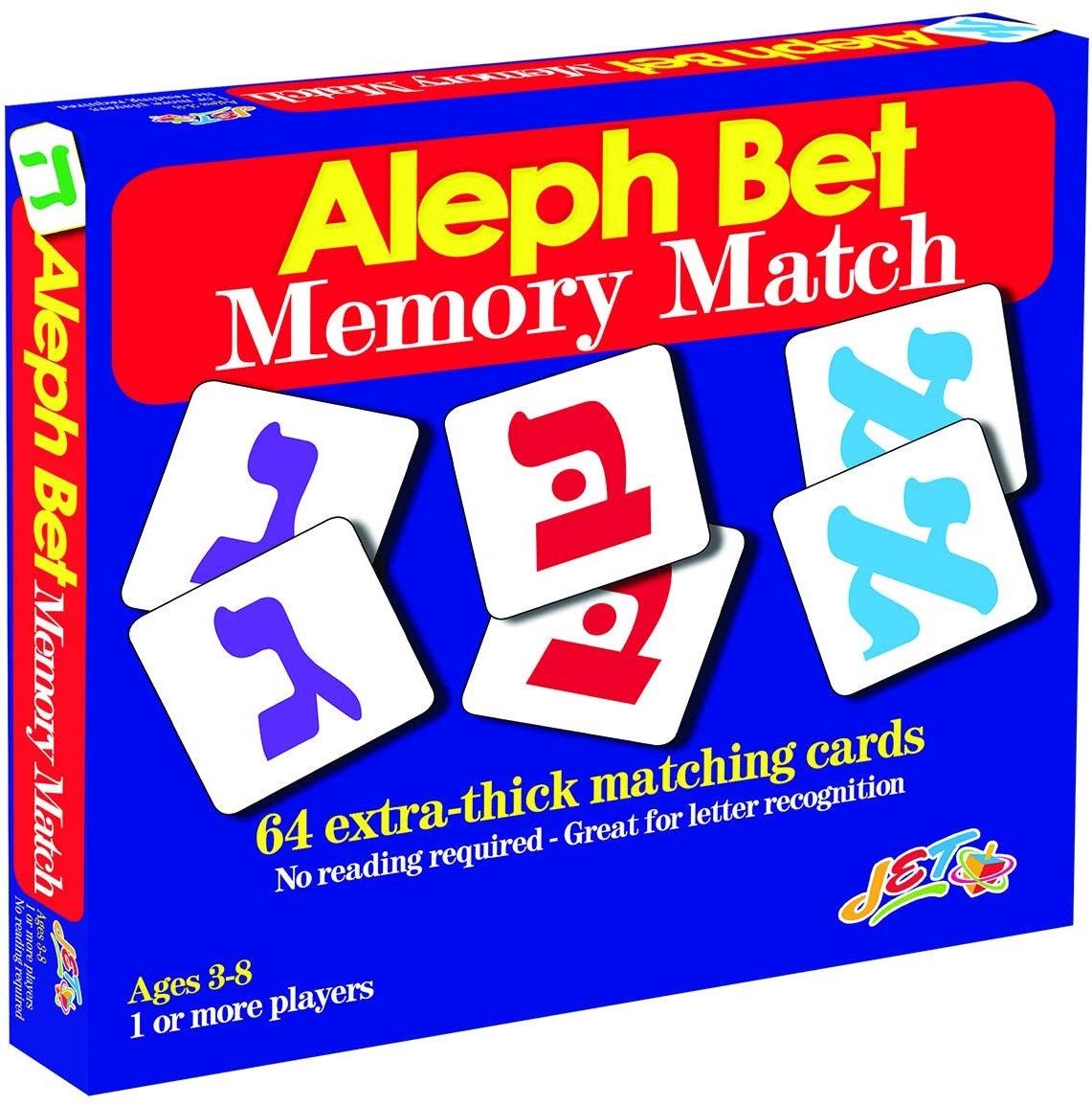 aleph bet letters match cards