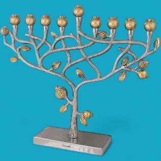 Emanuel Pomegranate Tree Menorah
