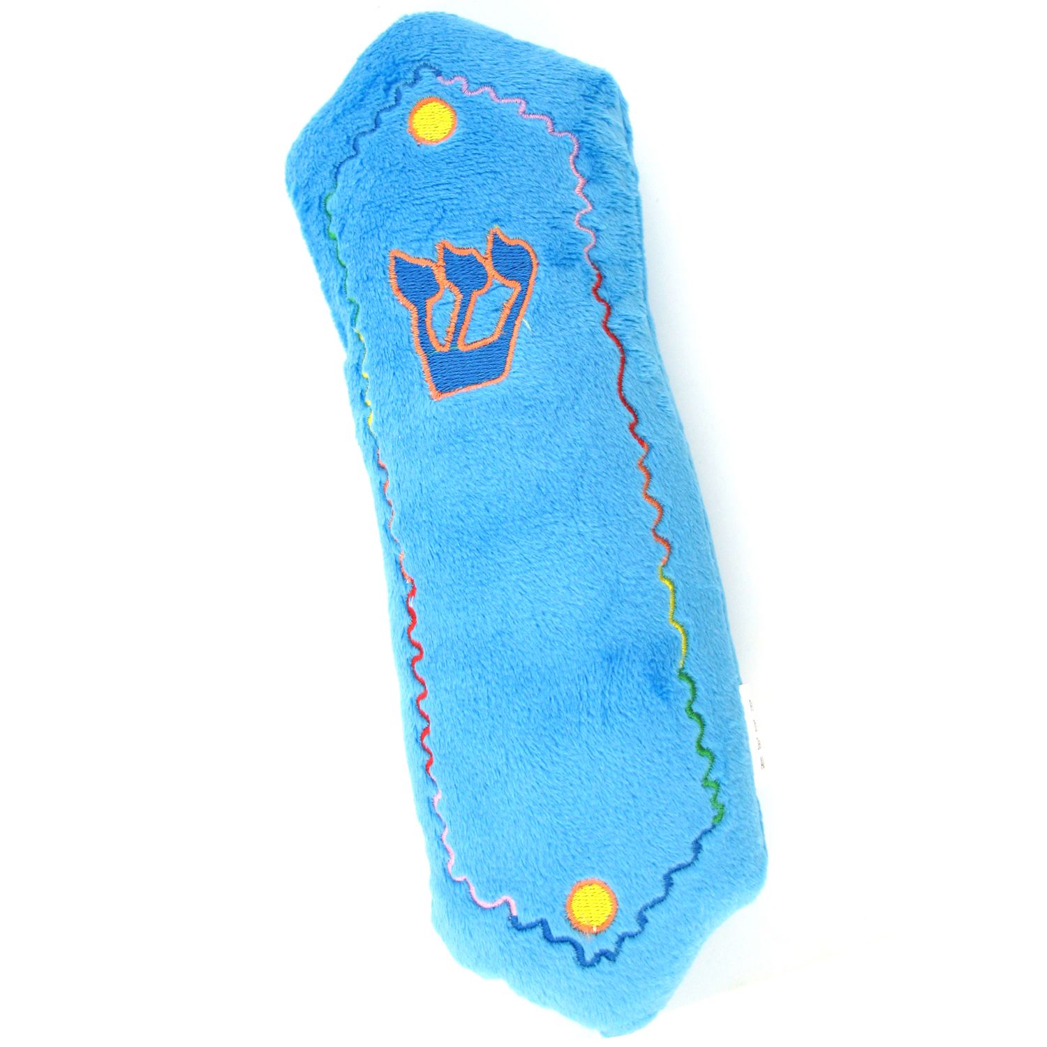 my first plush mezuzah