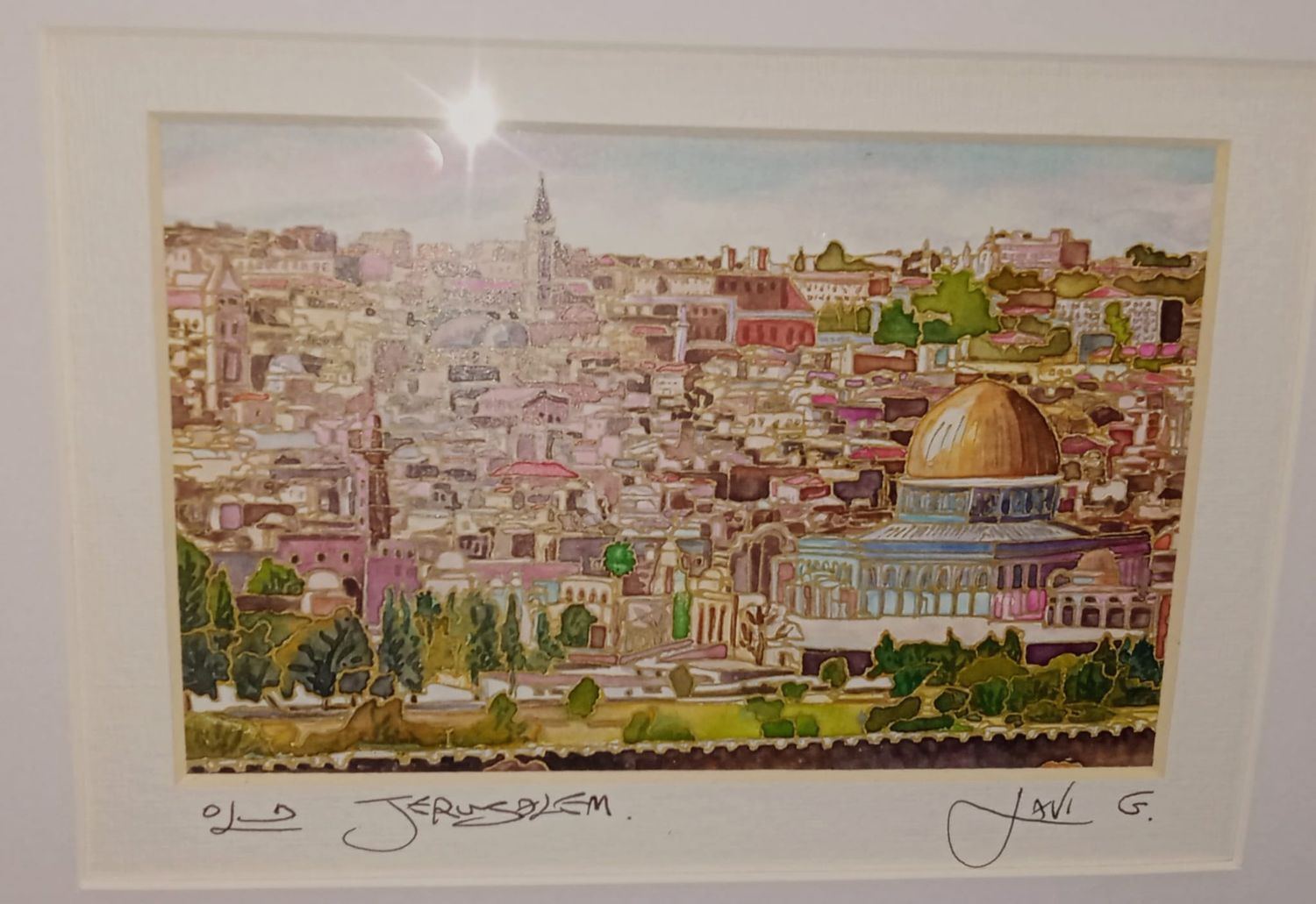 Lavi Group Painting 8 1/2 x 10 1/2